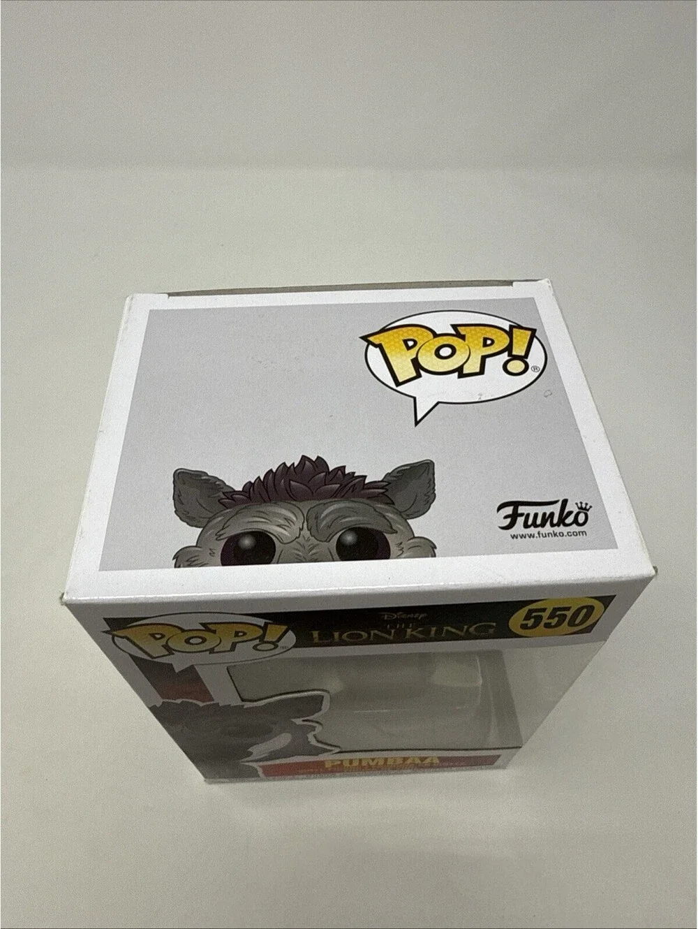Funko Pop Disney The Lion King Live : PUMBAA #550 Vinyl Figure